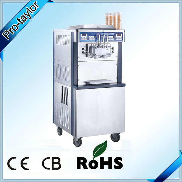 Hot sell  2+1 mixed flavors commericial ice cream machine (T836)