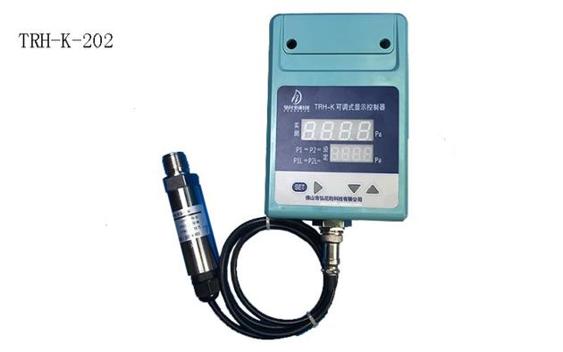 Wind pressure difference sensor with display