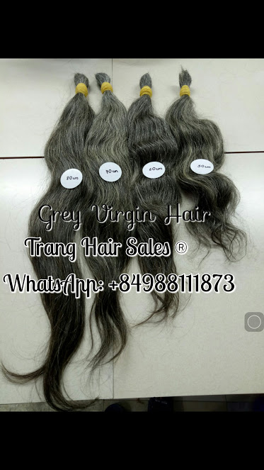 Virgin Grey Hair Wholesale Price Can Bleach No Tangled