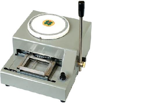 aluminium label code marking equipment dog tag embosser