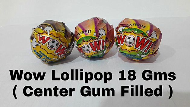 Wow Lollipop (Center Gum Filled)