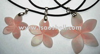 Shell flower necklace