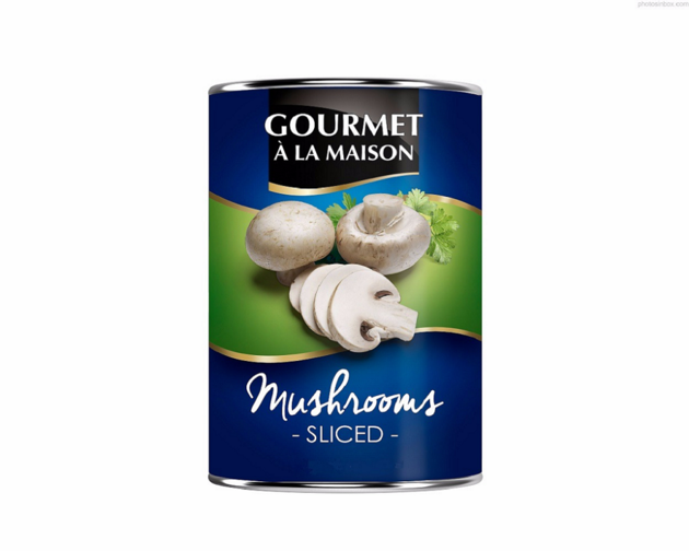 Canned mushrooms