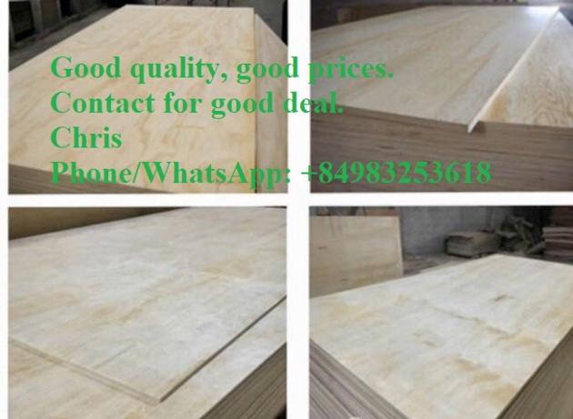 Pine plywood from Vietnam