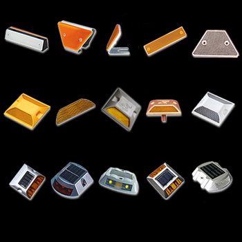 Roadway safety road stud cat eye
