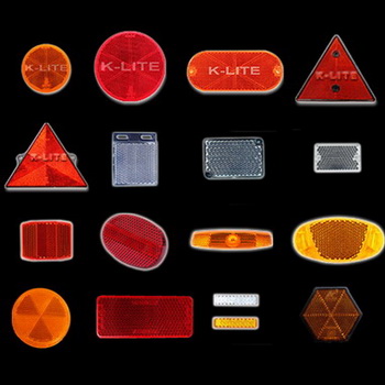 ECE reflex, reflector for vehicle, motorcycle reflector, truck reflector