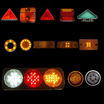 LED truck tail lamp, turning signal, side marker, third stop lamp