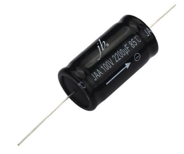 JAA - 2000H at 85®C, Axial Aluminum Electrolytic Capacitor (Low Leakage) 