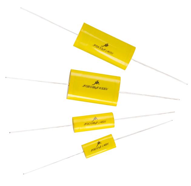 JFG - Axial Metallized Polyester & Polypropylene Film Capacitor