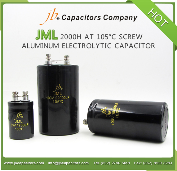 JML - 2000H at 105®C Screw Aluminum Electrolytic Capacitor 