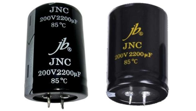 JNC - 2000H at 85®C Snap-in Aluminum Electrolytic Capacitor