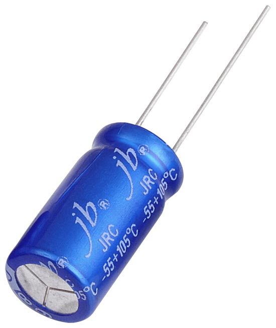 JRC - 2000H at 105®C, Radial Aluminum Electrolytic Capacitor