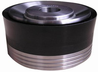 Pistons with replacement rubbers