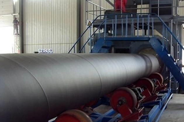 3PE ANTI-CORROSION STEEL PIPE PRODUCTION LINE