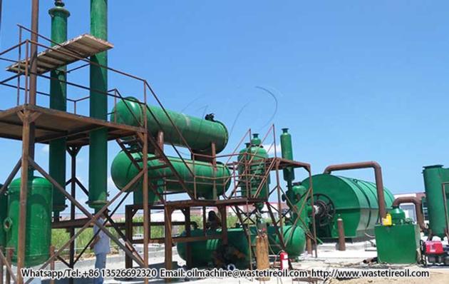 Waste Tyre Pyrolysis Plant