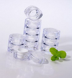 Plastic Square Assembly Cosmetic Case