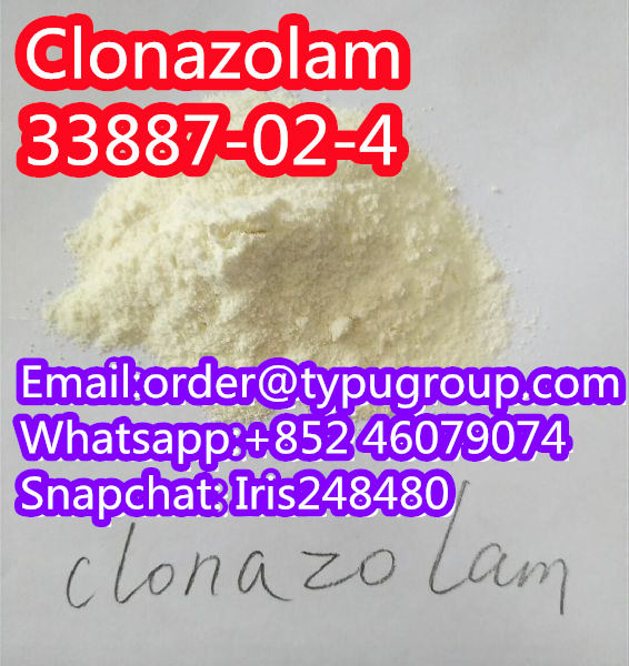 Hot sale of Clonazolam cas 33887-02-4 low sale price huge stock
