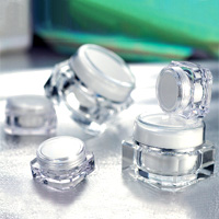 Plastic Octagonal Cream Jar