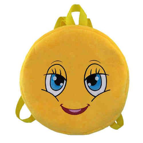 Plush Toy Cute Emoji Backpack Emoji Charming Girl