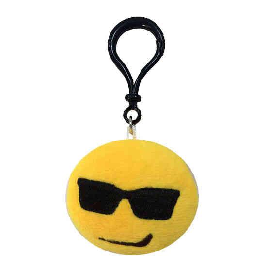 Plush snapchat emoji keychain