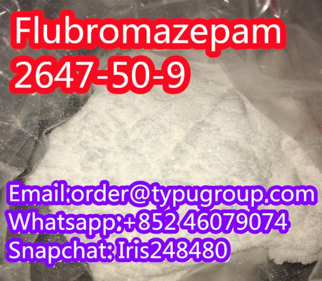 Factory supply Flubromazepam cas 2647-50-9 low sale price huge stock