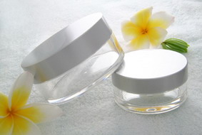 Plastic Round Powder Jar