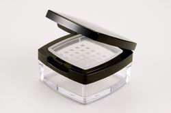 Plastic Square Arched Powder Jar