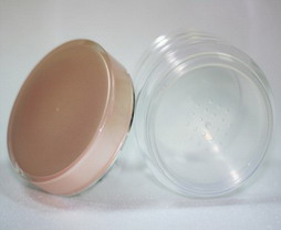 Plastic Round Loose Powder Jar