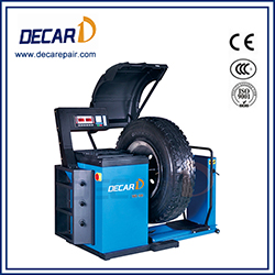 Truck tire balancer for service station 
