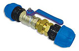 3 PIECE CONNECTION WITH BALL VALVE