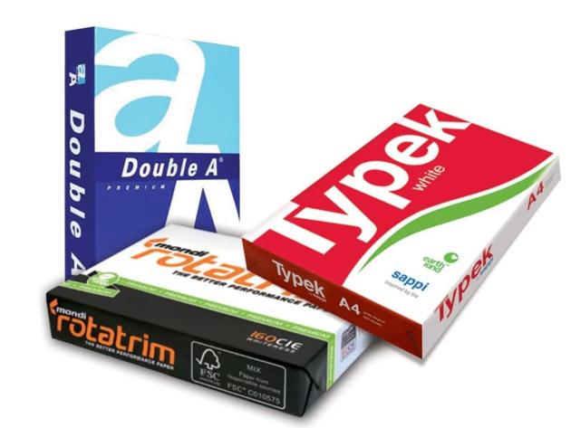 Copy Paper A4 Bond Mondi Rotatrim Double A Typek Office Paper