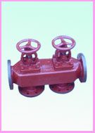 Marine flange cast iron valve chest