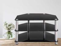 living room glass tv stand