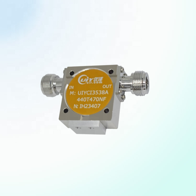 UIY Customized RF Isolator Design Coaxial Isolator 5g High Quality 440 ~ 470 MHz 
