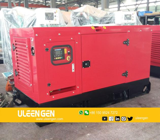 soundproof Isuzu diesel generator set 40kva 32kw 4JB1TA