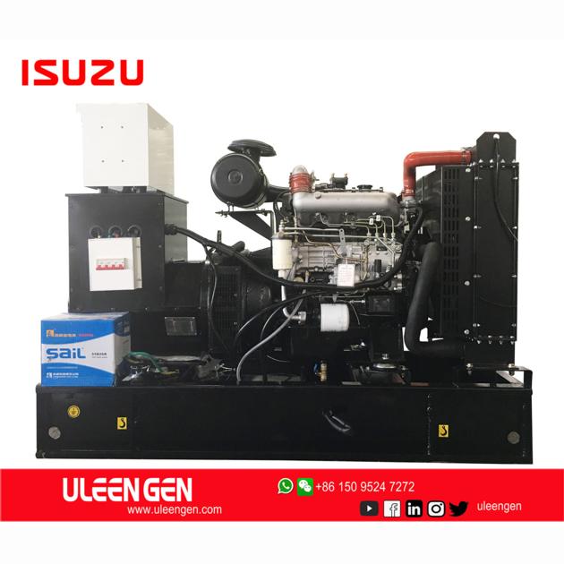 soundproof Isuzu diesel generator set 25kva 20kw JE493DB-02