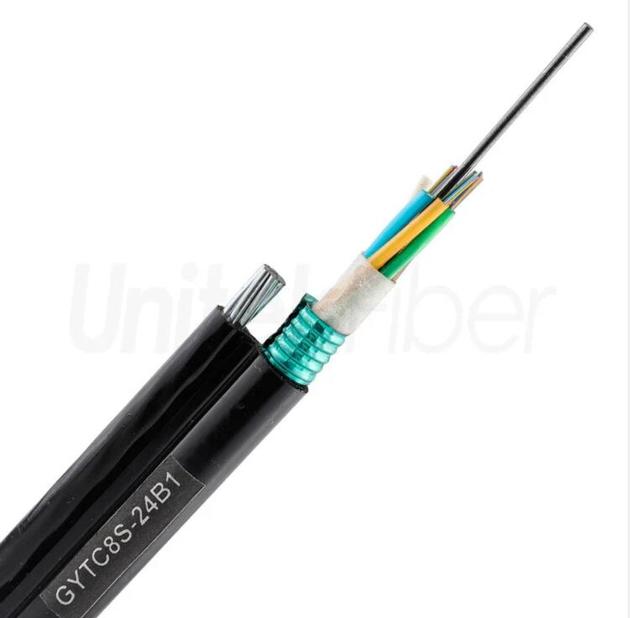 Best Aerial Fiber Cables|Outdoor GYTC8S Fiber Optic Cable 24 Cores G652D Self-supporting Figure 8 Ja