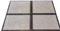 Cobble and square tiles