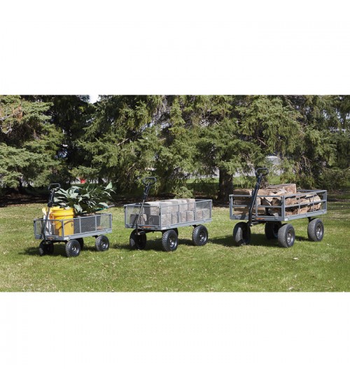 Bannon Industrial Grade Steel Garden Wagon