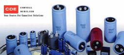CDE's electrolytic,film & mica capacitors