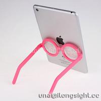 Creative glasses design sucker stand holder for ipad