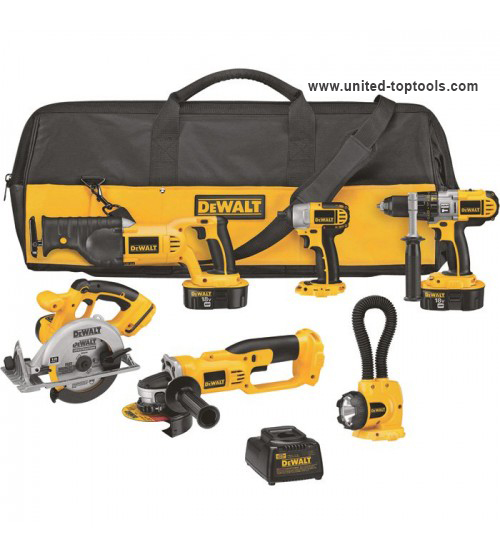 DEWALT 18V Cordless Combo Kit - 6-Tool Set With 2 Batteries, Type#DCK655X