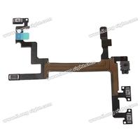 Power Button Volume and Silent Switch Keypad Flex Cable For iPhone 5