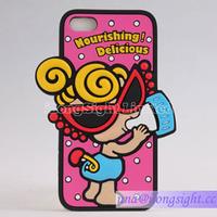 HYSMINI Baby girl design 3D Silicone case for iphone 5/5s