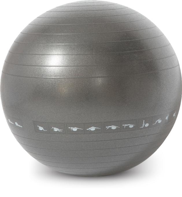 Exercise With 65cm Swiss Ball Crunch