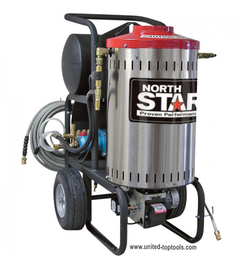 NorthStar Electric Wet Steam & Hot Water Pressure Washer - 2750 PSI, 2.5 GPM, 230 Volt