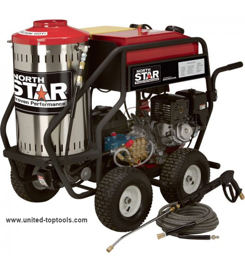 NorthStar Gas Wet Steam & Hot Water Pressure Washer - 3,000 PSI, 4.0 GPM, Honda Engine
