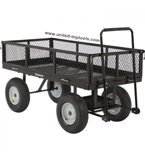 Strongway Steel Jumbo Garden Wagon 2