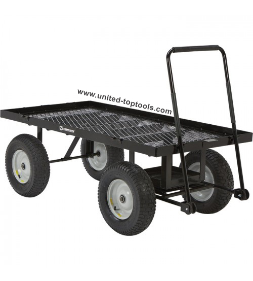 Strongway Steel Jumbo Garden Wagon 2