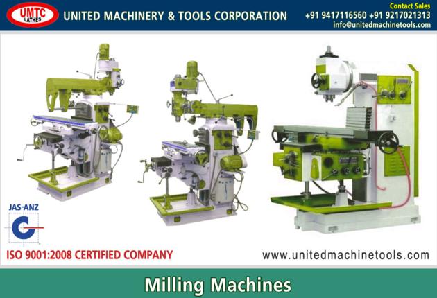 Milling Machines Manufacturers Exporters in India Punjab Ludhiana